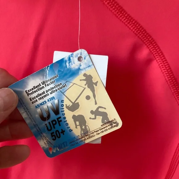 MEC Women's Bright Pink Rashguard - Picture 3 of 8